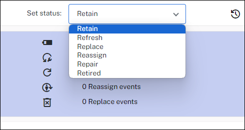 Device Histroy Record Rework Device Refresh