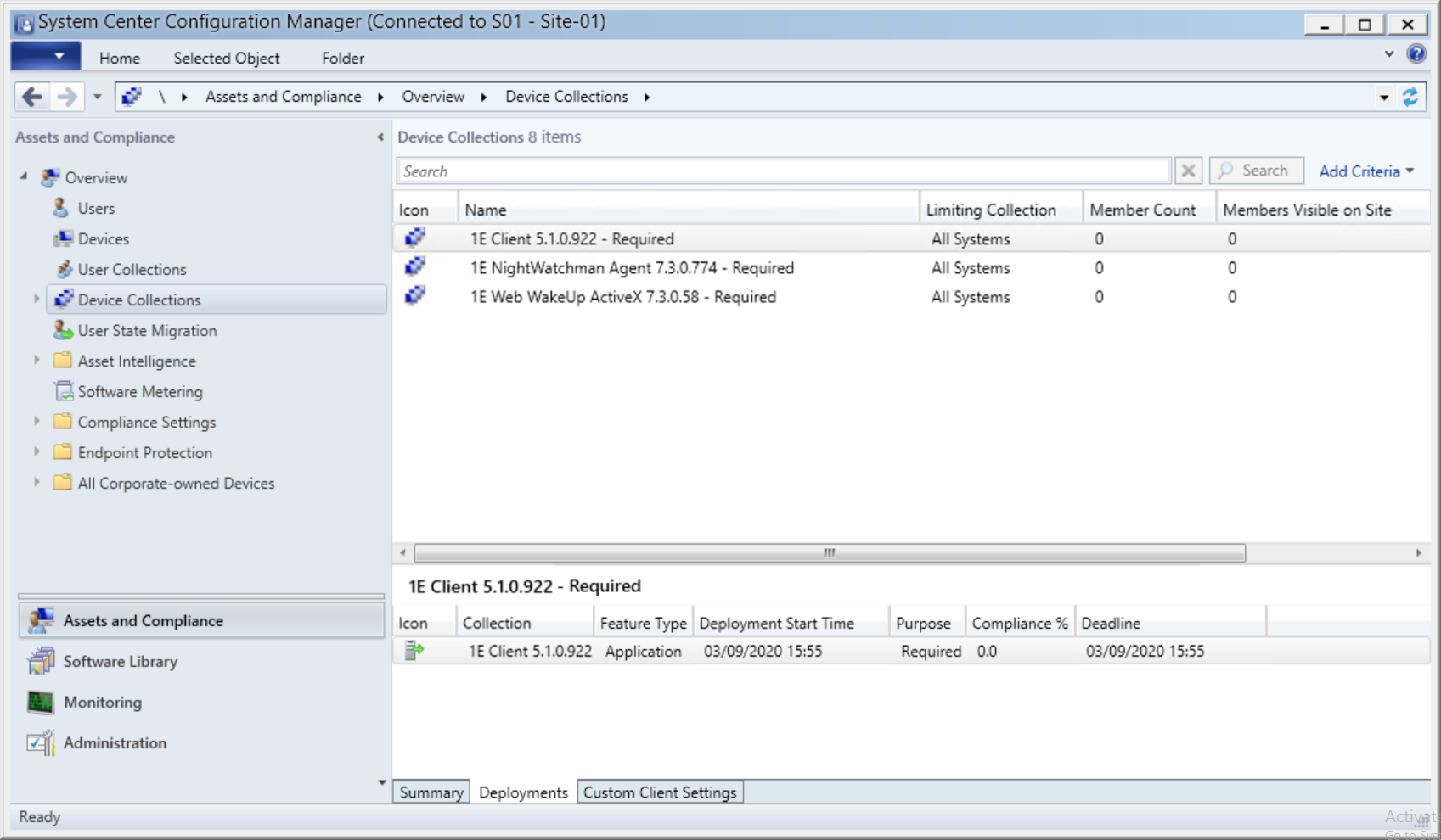 Configuration Manager objects