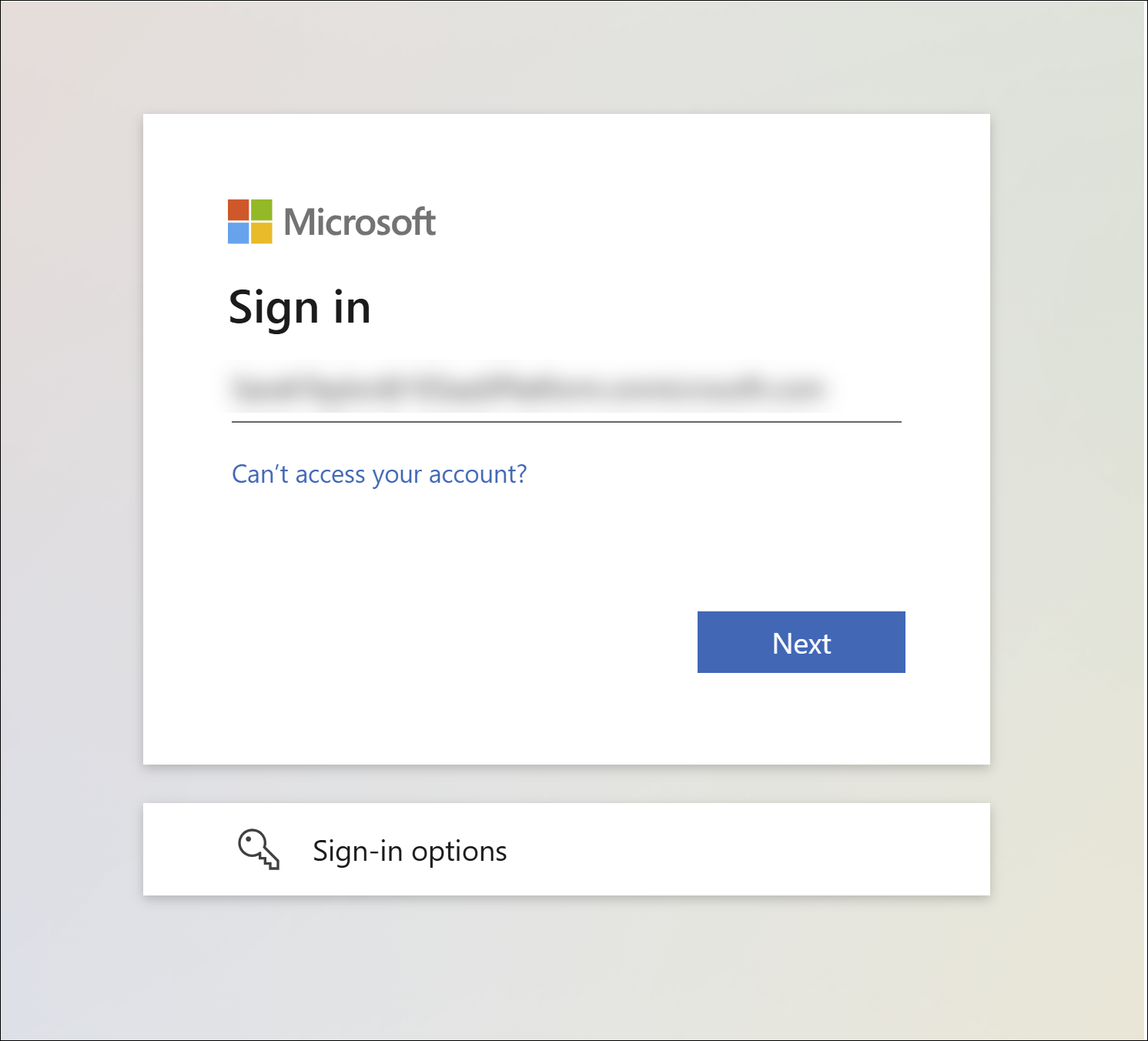 First Use Sign In Using the Platform for the first time