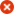 Red x